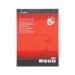 5 Star Flipchart Pad 40Shts Pk5