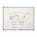 5 Star Office Drywipe Non-Magnetic Board with Fixing Kit and Detachable Pen Tray 900x600mm FS296972