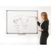 5 Star Office Drywipe Non-Magnetic Board with Fixing Kit and Detachable Pen Tray W1800xH1200mm 296999