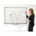 5 Star Office Drywipe Non-Magnetic Board with Fixing Kit and Detachable Pen Tray 1800x1200mm FS296999