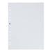 5 Star Office Punched Pocket Embossed Polypropylene Top-opening 40 Micron A4 Clear [Pack 100] 297013