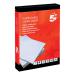 5 Star Office Copier Paper Multifunctional Ream-Wrapped 80gsm A4 White [5 x 500 Sheets]. 297293