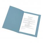 5 Star Office Square Cut Folder Recycled 250gsm Foolscap Blue (Pack of 100) FS297390