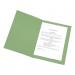 5 Star Office Square Cut Folder Recycled 250gsm Foolscap Green [Pack 100] 297412