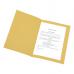 5 Star Office Square Cut Folder Recycled 250gsm Foolscap Yellow [Pack 100] 297439