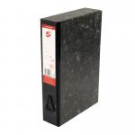 The photograph shows a stack of 5 Star box files with a cloud cover design. Each file is sized for foolscap paper and the pack contains 10 files. The files have a sleek, professional appearance with the design adding a touch of personality. The pack is neatly arranged and ready to provide organization and storage for important documents.