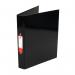 5 Star Office 2 O-Ring Binders A4 Black (Pack of 10) FS29751X