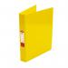 5 Star Office 2 O-Ring Binders A4 Yellow (Pack of 10) FS297552