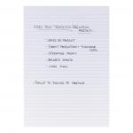 5 Star Office Memo Pad Headbound 60gsm Ruled 160pp A4 White Paper (Pack of 10) FS297587