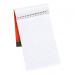 5 Star Office FSC Shorthand Pad Wirebound 60gsm Ruled 160pp 127x200mm Red & White [Pack 10] 297595