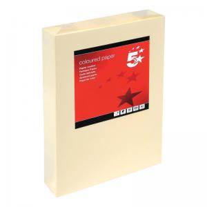 A4 Coloured Copier Paper 80gsm Light Cream Pack of 500 297609 FS297609