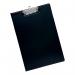 5 Star Office Fold-over Clipboard with Front Pocket Foolscap Black FS320901