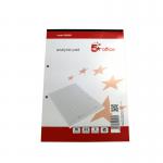A photo of 5 Star Accounts & Analysis pad shows a sleek, professional office essential with 8 cash columns for organized financial tracking. With 80 sheets of A4 paper, this pad is perfect for detailed office analysis.