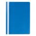 5 Star Office Project Flat File Lightweight Polypropylene with Indexing Strip A4 Blue [Pack 5] 330372