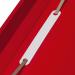 5 Star Office Project Flat File Lightweight Polypropylene with Indexing Strip A4 Red [Pack 5] 330380