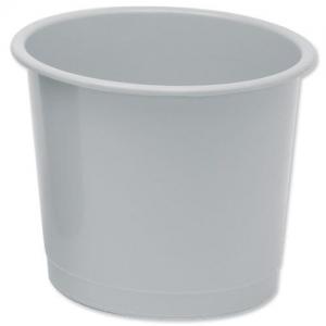 Waste Bin Polypropylene 14 Litre 304x254mm Grey 330895 FS330895