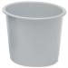 5 Star Office Waste Bin Polypropylene 14 Litre Capacity 304x254mm Grey 330895