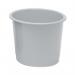 5 Star Office Waste Bin Polypropylene 14 Litre Capacity 304x254mm Grey FS330895
