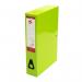 The picture displays 5 green foolscap box files from the 5 Star Office brand, with a pack of 5 in the image. The box files are labeled as 5 Star Box Files and have the product code FS332853.