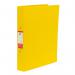 5 Star Office 2 O-Ring Binder A4 Polypropylene Yellow (Pack of 10) FS340328