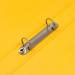 5 Star Office 2 O-Ring Binder A4 Polypropylene Yellow (Pack of 10) FS340328