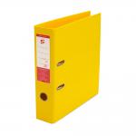 5 Star Office Premium Polypropylene Lever Arch File A4 Yellow (Pack of 10) FS340379