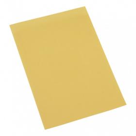 5 Star Office Square Cut Folder Recycled 180gsm Foolscap Yellow (Pack of 100) FS34045X