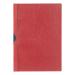 5 Star Office Clip Folder 6mm Spine for 60 Sheets A4 Red [Pack 25] 356432