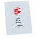 5 Star Office Binding Covers 250Gsm Plain A4 Gloss White (Pack of 100) FS356505