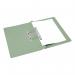 In the photograph, there are 50 green, medium-weight spring files labeled 5 Star Transfer and Pocket Transfer Files. The files have a capacity of 38mm and are sized for foolscap paper. The total weight is 285gsm.