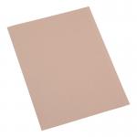 This photo shows a stack of 5 Star Eco Square Cut Files, made from recycled 250gsm paper in a warm buff color. The pack contains 100 folders, each with a square cut design and sized for A4 documents. Keep your office organized in an eco-friendly way with these reliable and sturdy folders.