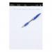 5 Star Office Executive Pad Headbound 60gsm Ruled Margin Perforated 100pp A4 White (Pack of 10) FS396888