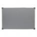 This photograph shows a 5 Star Office Felt Noticeboard with Fixings and Aluminium Trim in Grey. The board measures 900x600mm and features a sleek, modern design. The felt surface allows for easy pinning of notes and documents. The sturdy aluminium trim adds a professional touch.