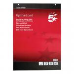 5 Star Office Meeting Flipchart Pad Perforated 20 Sheets A1 (Pack of 5) FS397859