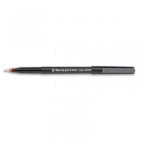 5 Star Fibre Tip Pen Medium 0.7mm Tip 0.4mm Line Red (Pack of 12) 397972 FS397972