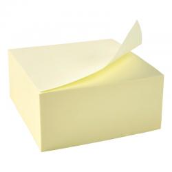 5 Star Sticky Notes Repositionable Cube 400 Sheets 76x76mm Yellow 397999 FS397999