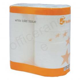 5 Star Toilet Tissue White 200mm Sheet Per Roll (Pack of 36) 4107783 FS4107783