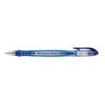 The photo features a pack of 20 blue 5 Star Ballpoint Pens from 5 Star Office. The pens have a medium 1.0mm tip and produce a 0.4mm line. The grip on the pens makes for comfortable writing. Perfect for any writing task, these pens are a staple in any office or school setting.