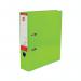 The photograph features a neat stack of 5 Star Office Lever Arch Files in classic green color. The pack includes 10 A4-sized files, each with a sturdy lever arch mechanism for secure storage of documents. Perfect for organizing and storing important papers.