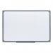 5 Star Office Magnetic Drywipe Board Steel Trim with Fixing Kit and Detachable Pen Tray 900x600mm FS424119