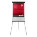 5 Star Flipchart Easel Black Trim