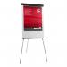 5 Star Office Flipchart Easel with Telescopic Legs 700x82x1900mm Black Trim FS424461