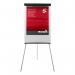 5 Star Office Flipchart Easel with Telescopic Legs 700x82x1900mm Black Trim FS424461