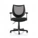 5 Star Office Gleam SoHo Mesh Operators Chair Black 470x480x410-510mm [Each] 433458