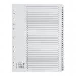 5 Star Office Index 1-31 Multipunched Mylar-reinforced Strip Tabs 150gsm A4 White FS464432