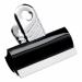 Five shiny metal grip clips, each with five stars on the top, lined up beside each other against a black background. Each clip has a width of 40mm and there are 10 in the pack.