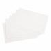 The photo features a pack of 100 6x4 inch blank white office record cards from 5 Star, labeled as index cards for easy organization. Each card is neatly stacked on top of one another, with crisp and clean edges for a professional look. The pack is sealed and ready for use, making it a convenient choice for any office setting.