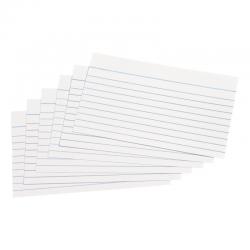 5 Star Record Cards Ruled Both Sides 5x3in 127x76mm White (Pack of 100) 50256X FS50256X