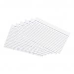 5 Star Office Record Cards Ruled Both Sides 6x4in 152x102mm White (Pack of 100) FS502578