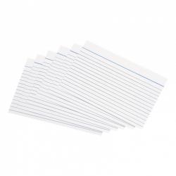 5 Star Record Cards Ruled Both Sides 6x4in 152x102mm White (Pack of 100) 502578 FS502578